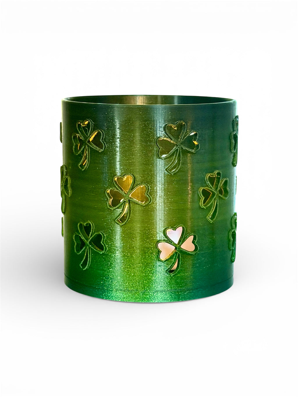Green Clover Tealight Candle