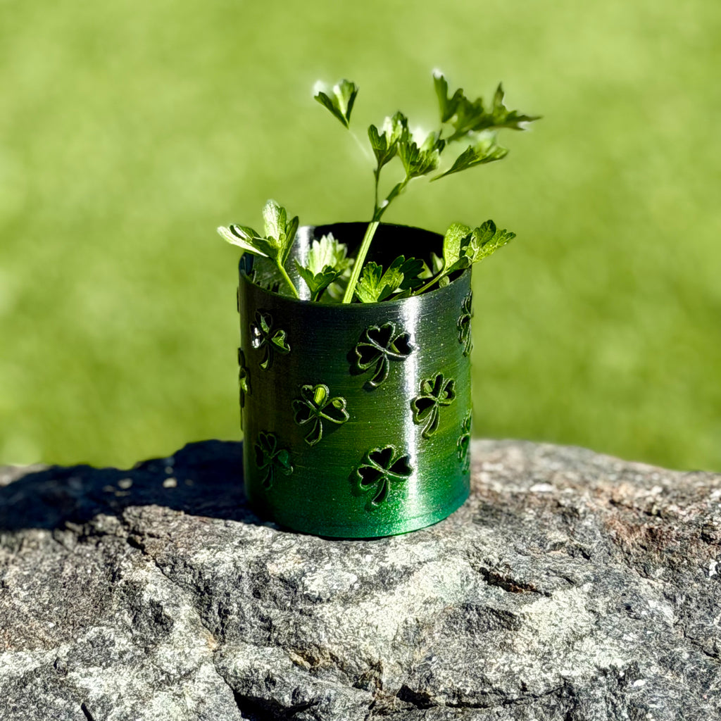 Green Clover Tealight Candle